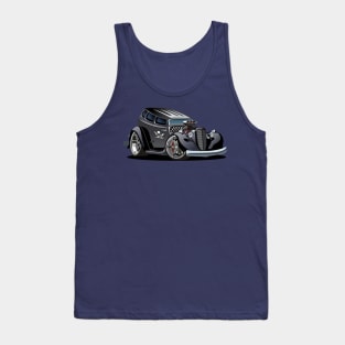 Cartoon retro hot rod Tank Top